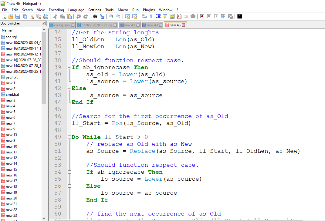 Notepad++ Syntax Highlighting For PowerBuilder – PowerBuilder Library